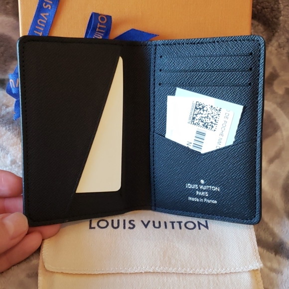 Louis Vuitton Virgil Abloh Pocket Organizer Wallet Damier Graphite Limited Editi - Picture 6 of 17